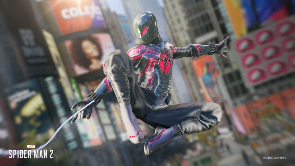 Découvrez les nouveaux costumes de Spider-Man 2 présentés par Insomniac