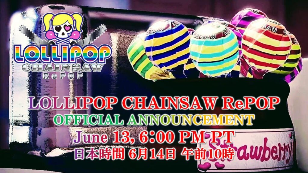 Annonce de Lollipop Chainsaw RePOP lors d'un événement public le 13 juin