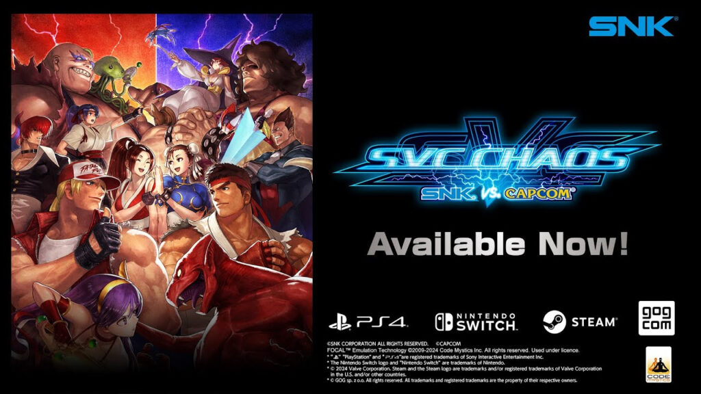 snk vs capcom svc chaos revient sur pc et consoles