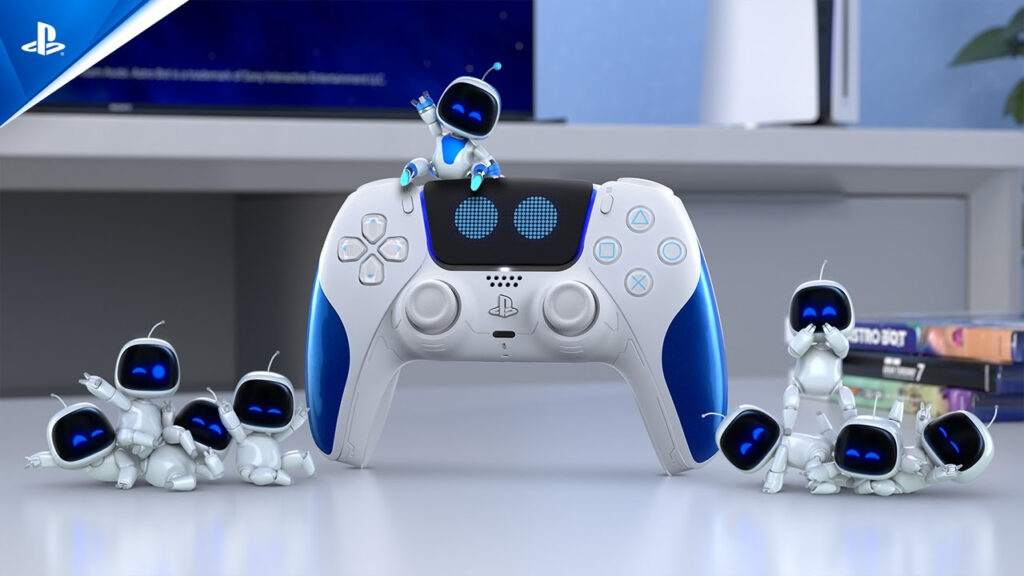 lancement d'une dual sense collector pour astro bot