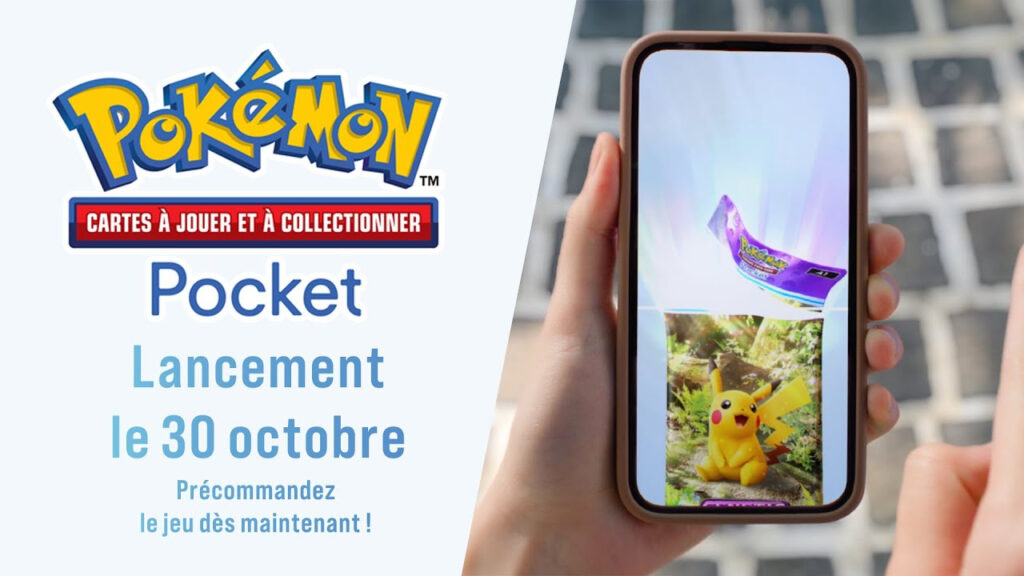 jcc pokémon pocket sort le 30 octobre