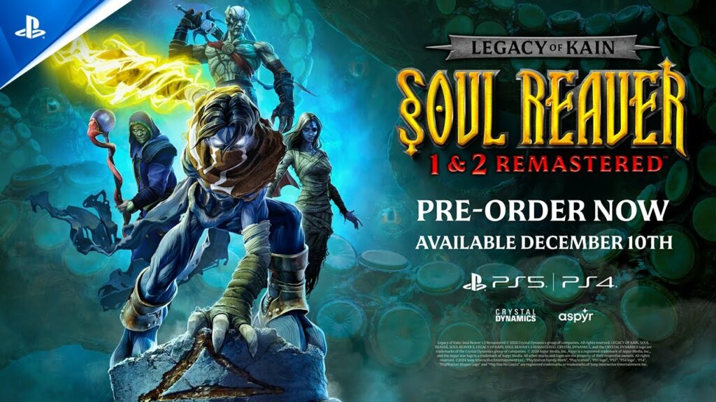 Soul reaver i et ii remastered ajoutent une carte et une boussole