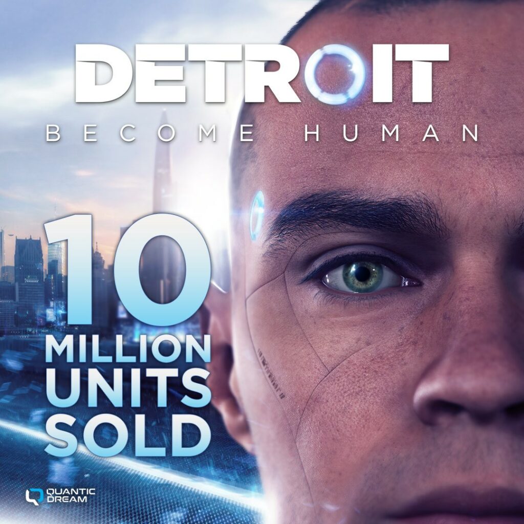 Detroit : become human franchit les 10 millions d'exemplaires vendus