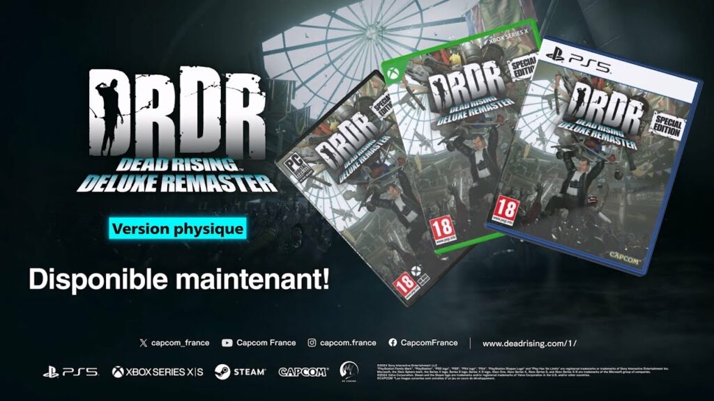 Dead rising deluxe remaster : version boîte et mise à jour disponible