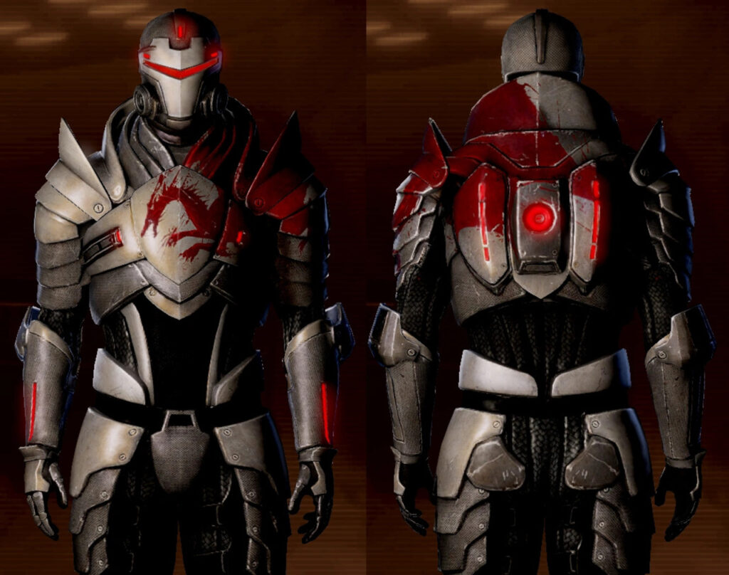 Bioware ajoute une armure mass effect dans dragon age : the veilguard