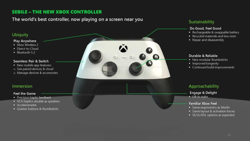 La nouvelle manette xbox reportée à la next gen