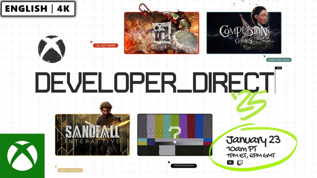 Xbox developer direct : trois jeux révélés à 19h