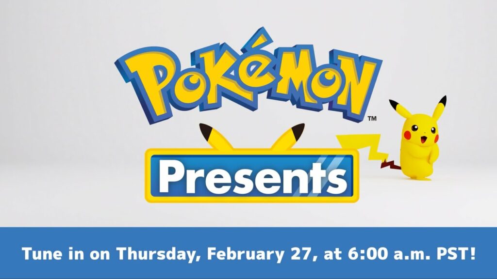 Prochain pokémon presents le 27 février à 15h00