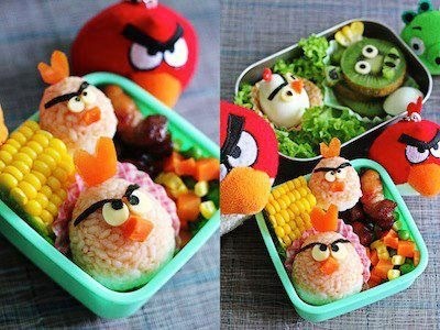 Le bento Angry Birds de folie !