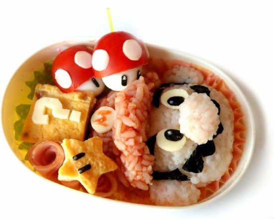 Un joli bento Super Mario !